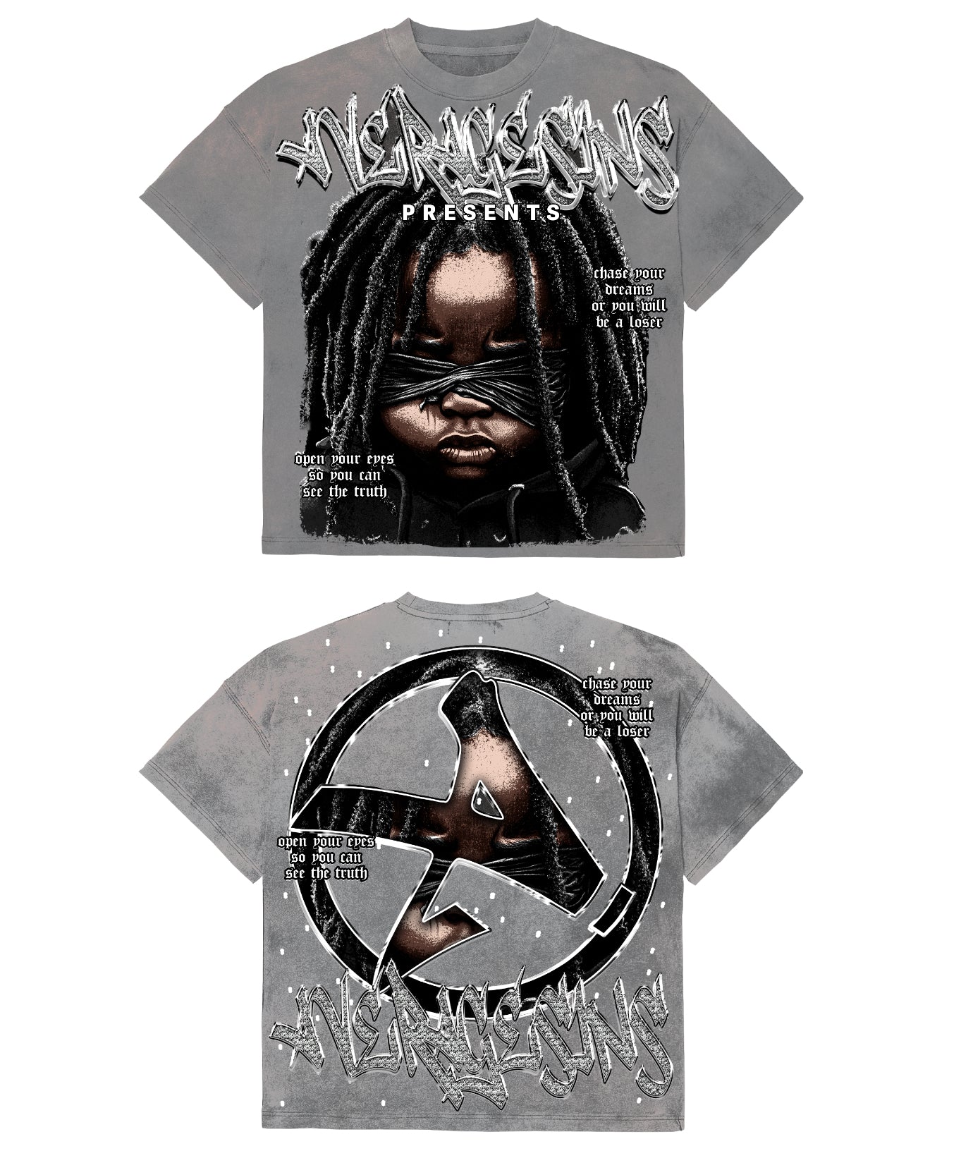 Blind Boy Gray Tee